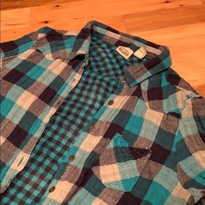 Blue Checkered Flannel